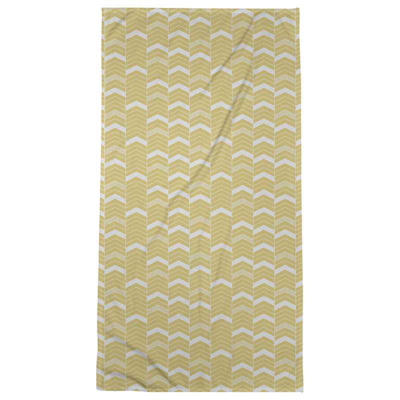 Stephenie Beach Towel, Olive/Gray