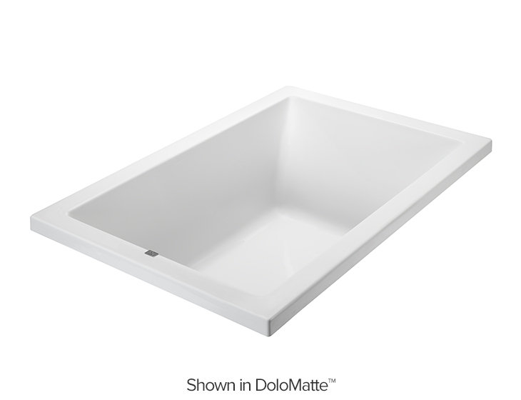 Andrea® 25 48" Air Bathtub - Matte, Drop in