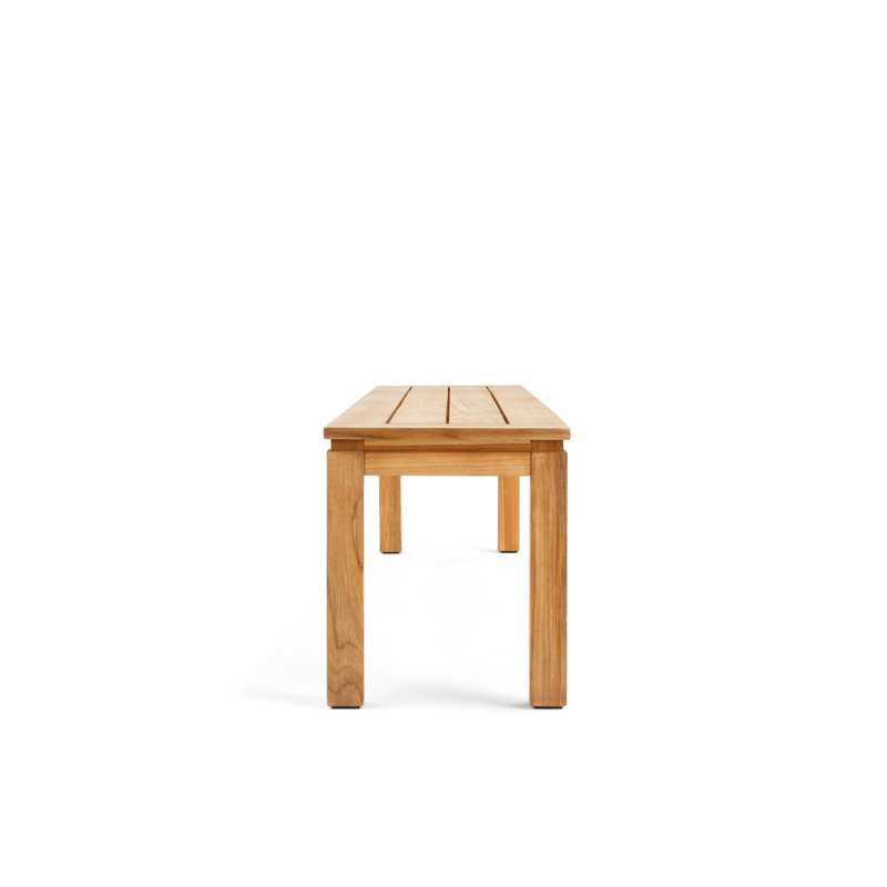 Winston All-Natural Teak Outdoor Dining Bench