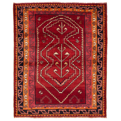 Melis Vintage Red Rug 5'2" x 6'1"