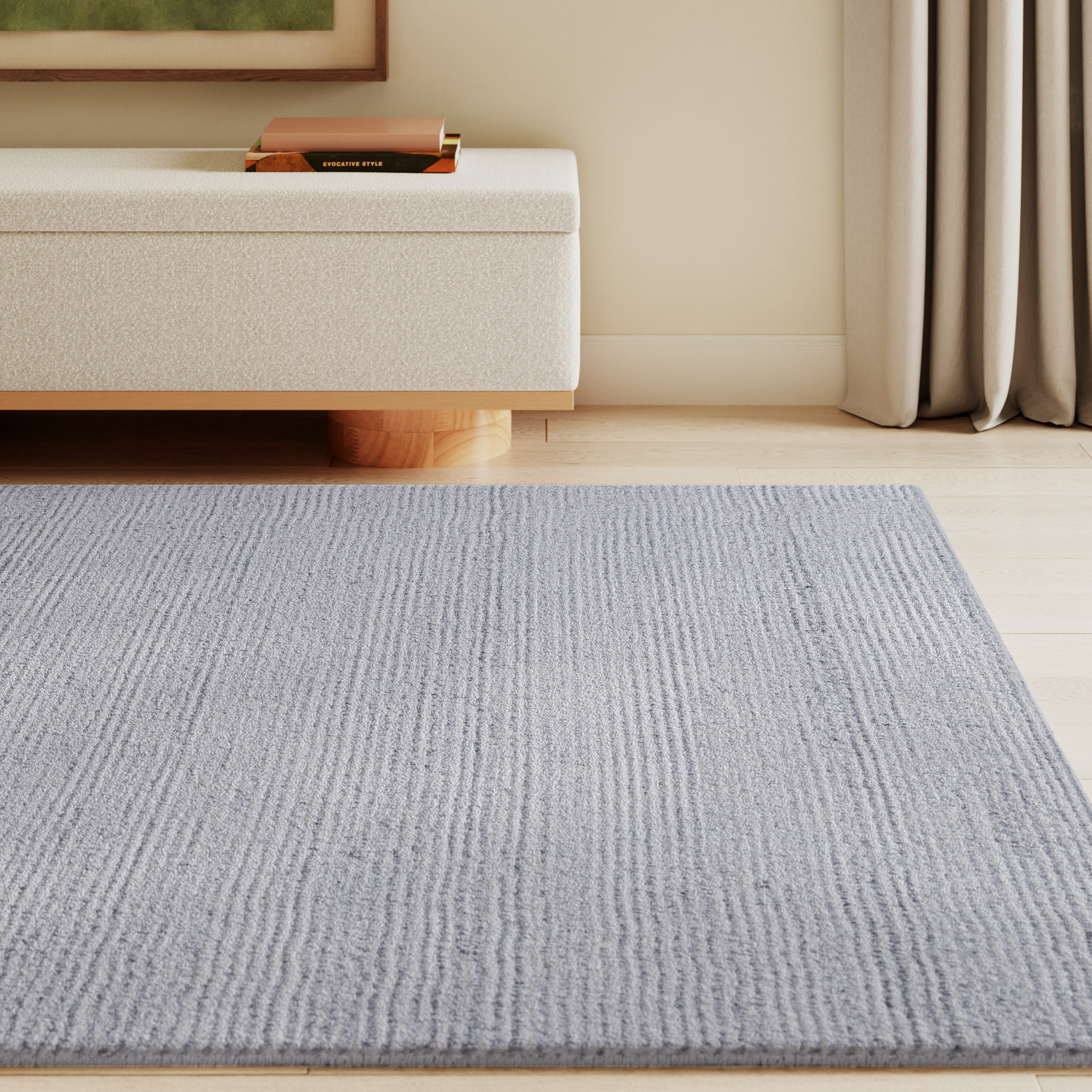 Danberry Hand-Tufted Wool Shag Rug, Rectangle 6' x 9'
