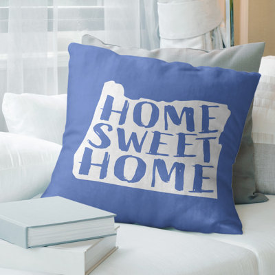 Leather/Suede Reversible Throw Pillow