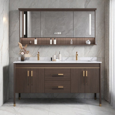 Chinese light luxury high-end bathroom cabinet