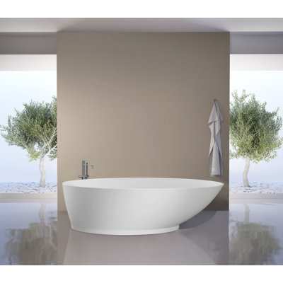 Gateway 70'' x 32'' Soaking Solid Surface Bathtub