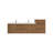 Moreno Bailey 78.5'' Double Bathroom Vanity with Acrylic Top-87461317