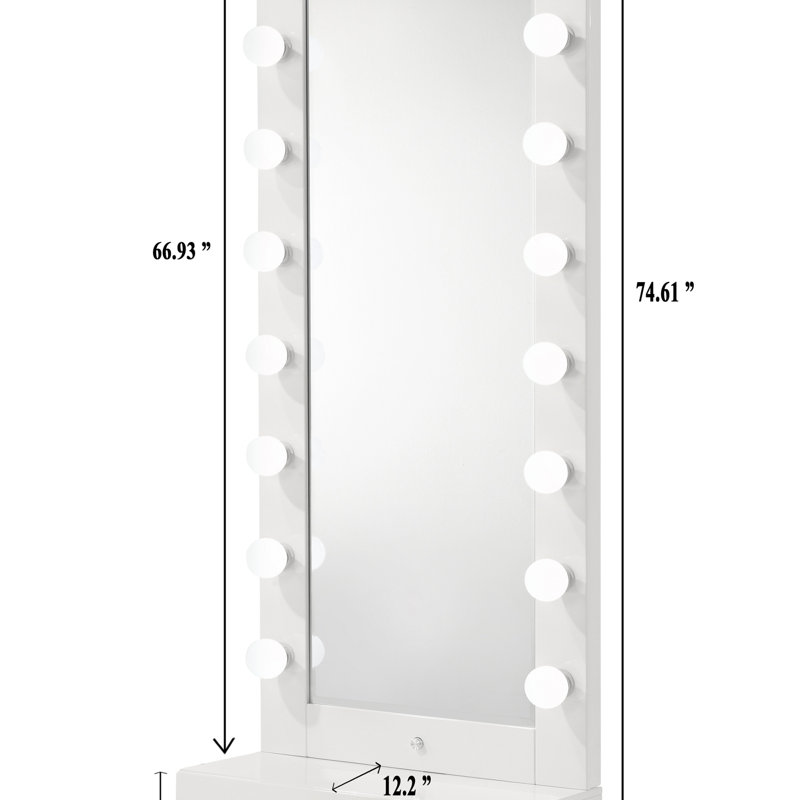 Meuble-lavabo 1 pièce avec miroir et miroir