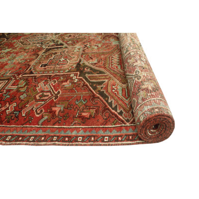 Khusbu Heriz Jannie Red Rug