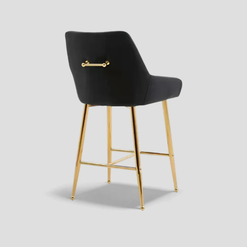 Tabouret de comptoir Nevaehrose, Noir, noir, noir, noir