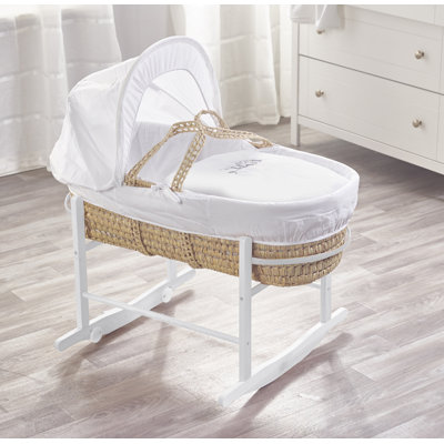  Babykörbchen Schlafende Eule mit Ständer