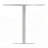 Round Faux Marble Dining Table with Titanium Gold Feet (31.5")-1417425565