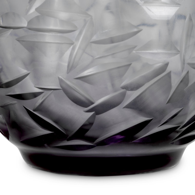 Vase Hadleigh Glass, Gray