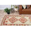 Tapis de couloir beige chic et chic Herki, idéal pour les couloirs de cuisine et les escaliers