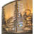 Rustic Lodge Flush Mounted Sconce