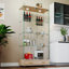 Vitrine moderne en verre avec 2 grands tiroirs-1592967205