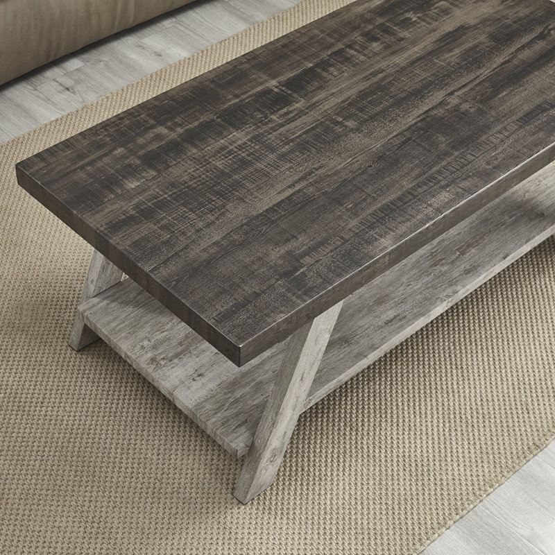 Table basse Contemporary, Gris foncé, Gris clair