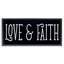 «Love & Faith» sur cadre flottant noir, design par SD Graphics Studio-1606633556-1606633576