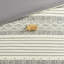 3 Piece Comforter Grey/Yellow Full/Queen, 100% Cotton Stripe Print, , Filling, , Fascinating Bedding With Print And