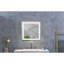 Miroir de salle de bain 36 po x 36 po à DEL avec façade et rétroéclairage, miroir de meuble-lavabo mural, anti-buée, mémoire, 3 couleurs, réglable en continu
