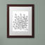 « simple fleur doodle », impression sur toile encadrée-19607734-19607735-70708285