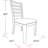Pula 20 " H Upholstered Oak and Rubberwood Solid Wood Side Chair