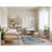 Machine Washable Abstract Gray Area Rug-1616681638