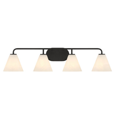  Luminaire pour meuble-lavabo de salle de bain 4 lumières Blair