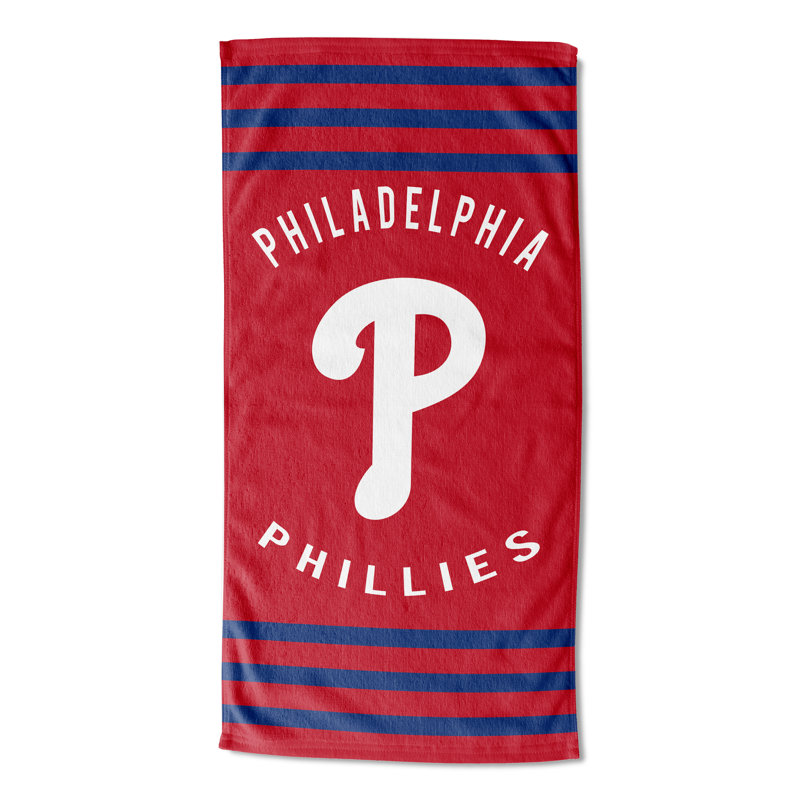 Cotton Blend Lightweight Beach Towel, Philadelphia Phillies