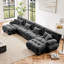 Canapé modulaire modulaire avec repose-pieds convertible