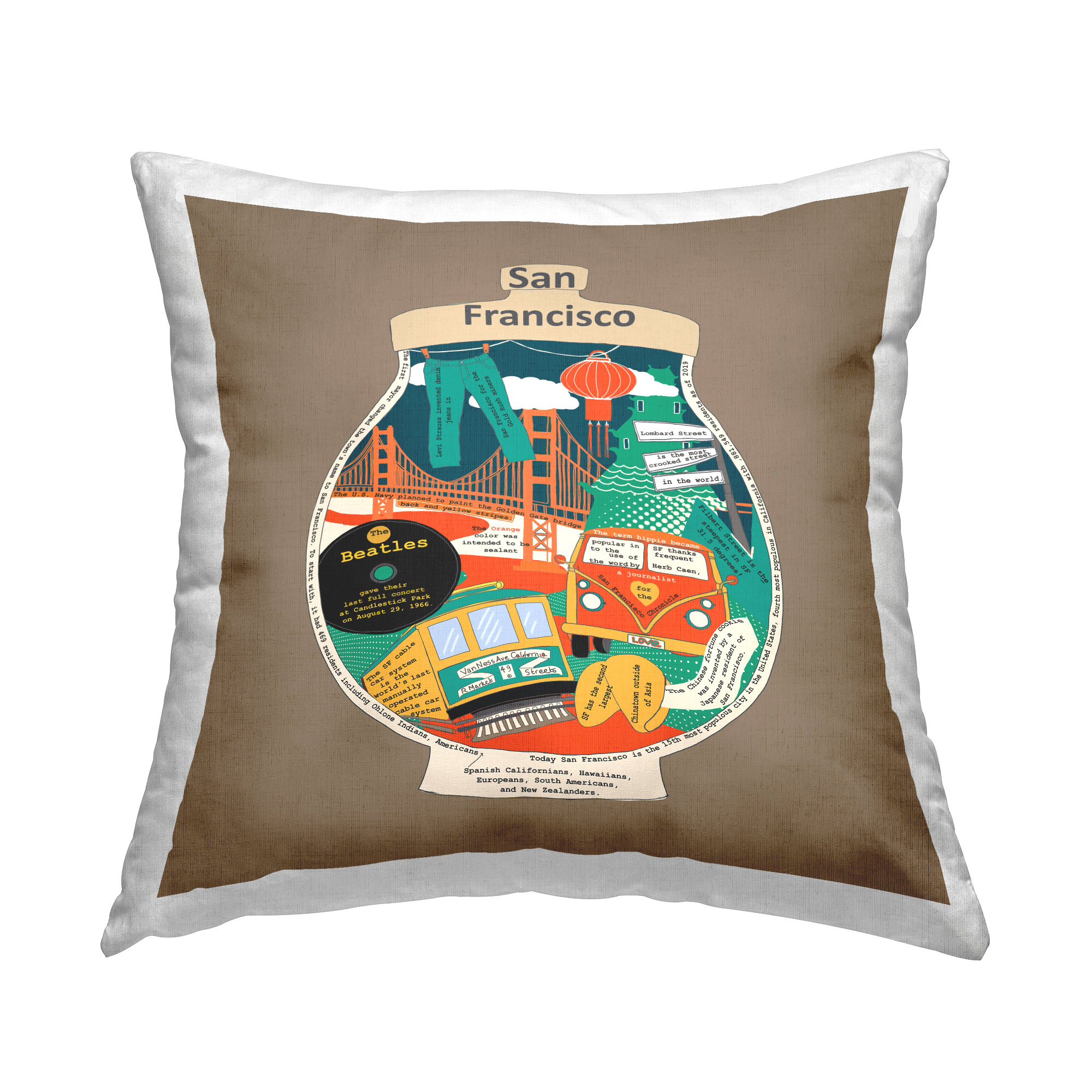 I am Brilliant 18x18 Faux Suede Square Pillow