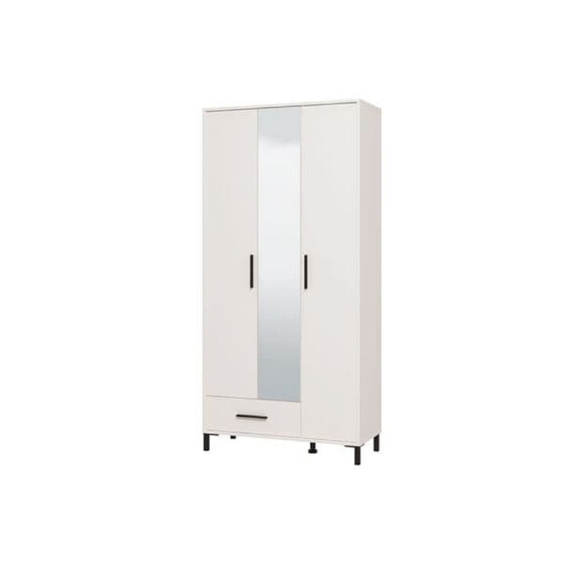 3 Door Manufactured Wood Wardrobe