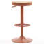 Tabouret de bar pivotant en bois massif l 15,2 po Jaina -1447778123-1415946306