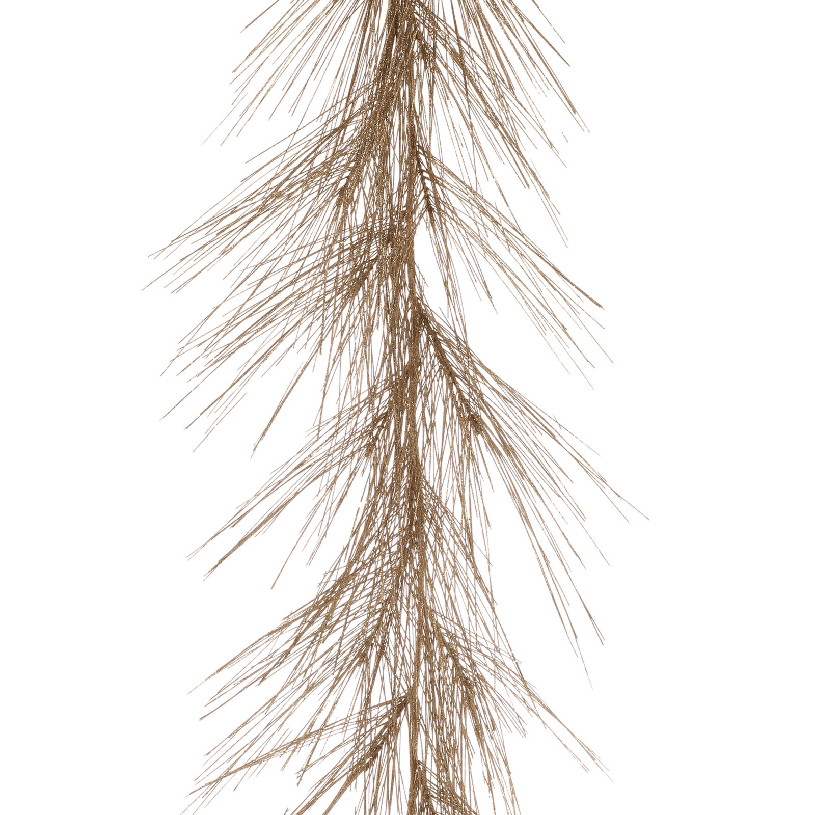 48" Glitter Long Needle Pine Garland
