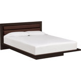 Moduluxe Solid Wood and Upholstered Platform Bed