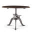 Industrial Loft Round Solid Wood Dining Table