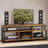 Lory Industrial TV Stand , TV Console, Multifunction Media Console With LED Strip and Built-in Power Outlet-79464589