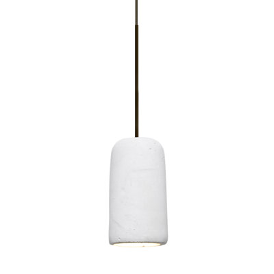 Luminaire suspendu à cylindre simple 1 lumières Glide