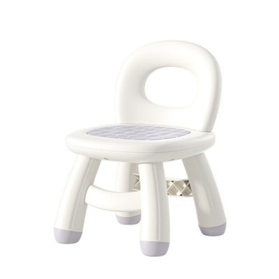 Fauteuil pour tout-petit en plastique léger, siège pour enfant empilable pour chambre d'enfant