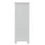 Armoire de rangement blanche pour salle de bain, armoire autoportante avec tiroirs