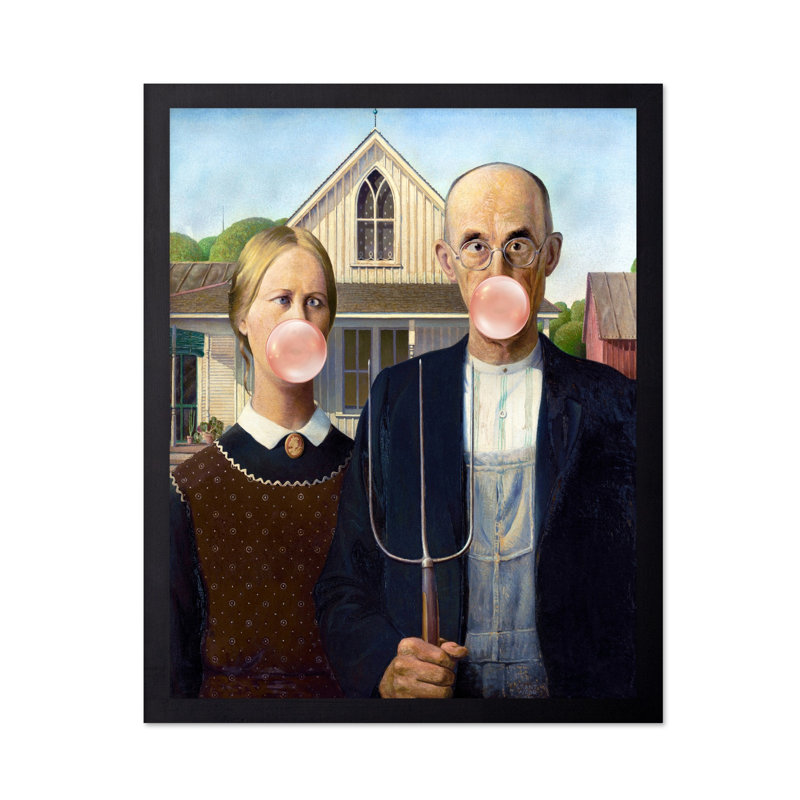 Altéré du gothique américain, Unframed, Poster, 16"H x 20"W