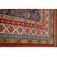 Tapis rouge à motif oriental Kazak