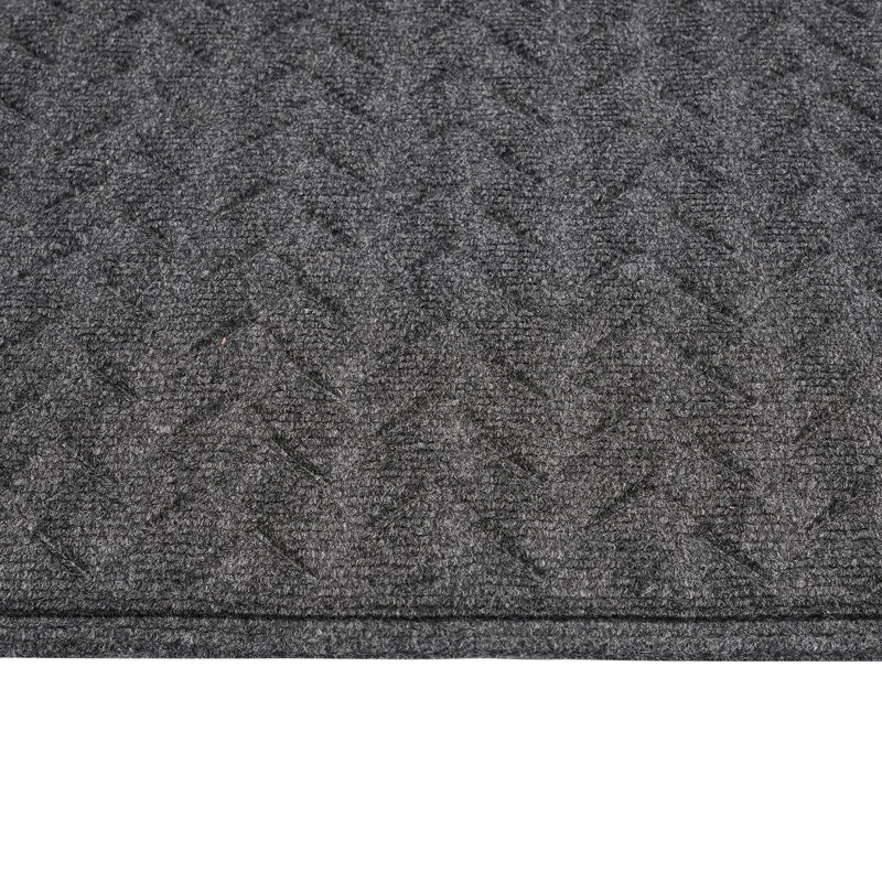 Sharada Non-Slip Doormat, Gray