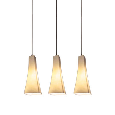 3 - Light Brown/Black Kitchen Island Pendant