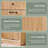 Modern Tilt-out Laundry Hamper Cabinet with Drawers, Fluted Laundry Storage Basket for Bathroom-110354256-128866154