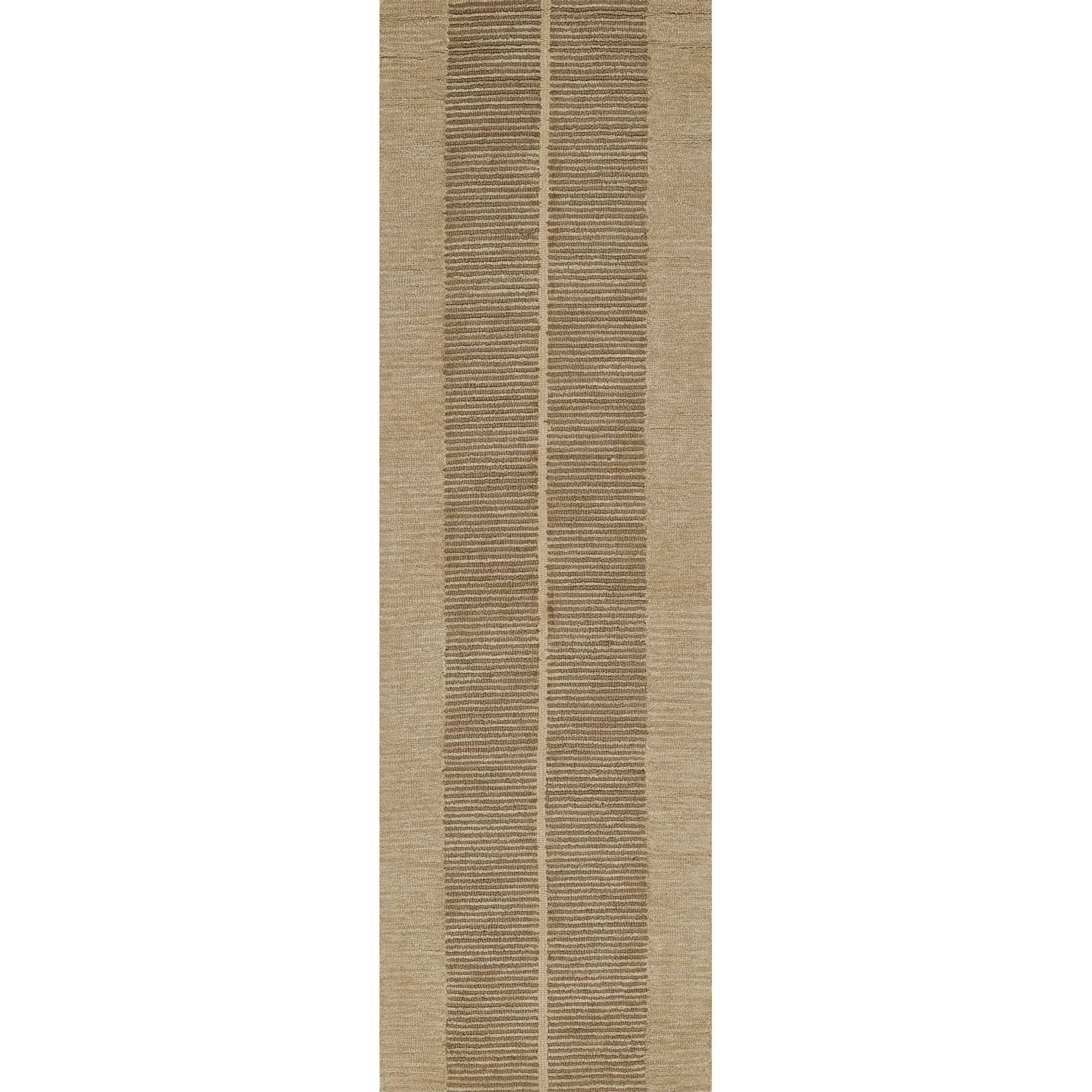 Hand Tufted Wool Beige Rug, Runner 2'3" x 8'
