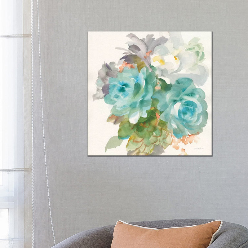 Garden Bouquet III by Danhui Nai - Wrapped Canvas Gallery-Wrapped Canvas Giclée, 66.04 cm H x 66.04 cm W x 1.91 cm D