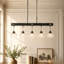  Luminaire suspendu linéaire pour îlot de cuisine à 5 lumières LineGlow