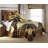 Donna Sharp Cabin Raising Pine Cone Embroidered Pieced Cotton King Lodge Quilt-779136832