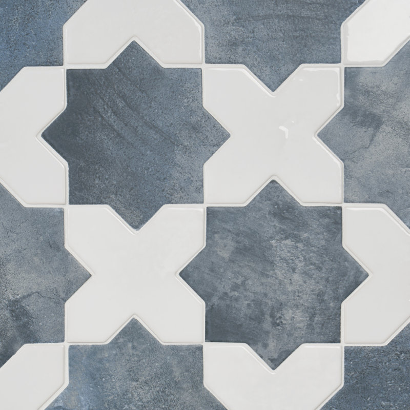 Carreau de porcelaine pour plancher et mur d'aspect terre cuite de 6,1 po x 11,9 po Souk Star (8,26 pieds carrés / caisse)