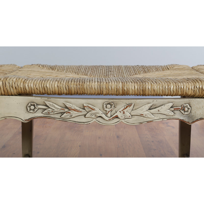 Chesley Upholstered Bench, Parchment
