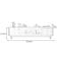 Retro design solid wood TV cabinet